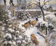 Snow, Camille Pissarro
